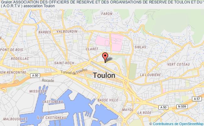 plan association Association Des Officiers De RÉserve Et Des Organisations De RÉserve De Toulon Et Du Var
( A.o.r.t.v ) Toulon