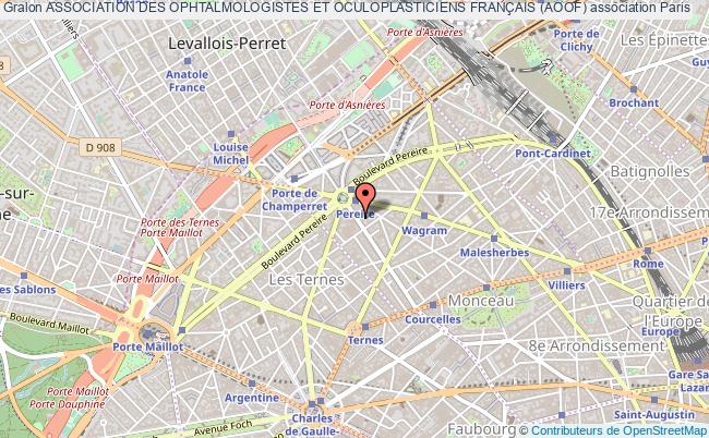 plan association Association Des Ophtalmologistes Et Oculoplasticiens FranÇais (aoof) Paris