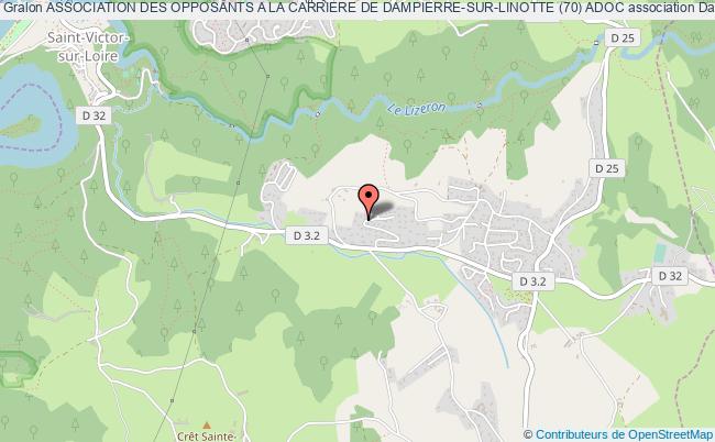 ASSOCIATION DES OPPOSANTS A LA CARRIERE DE DAMPIERRE-SUR-LINOTTE (70) ADOC