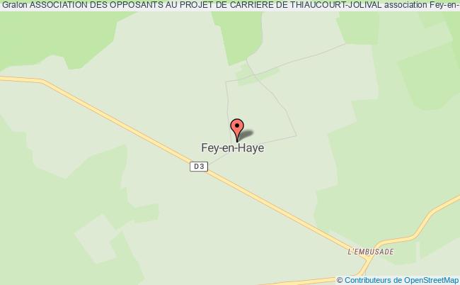 plan association Association Des Opposants Au Projet De Carriere De Thiaucourt-jolival Fey-en-Haye