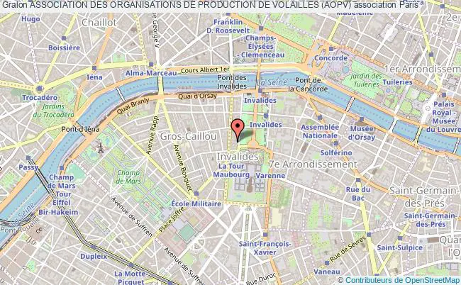 plan association Association Des Organisations De Production De Volailles (aopv) Paris