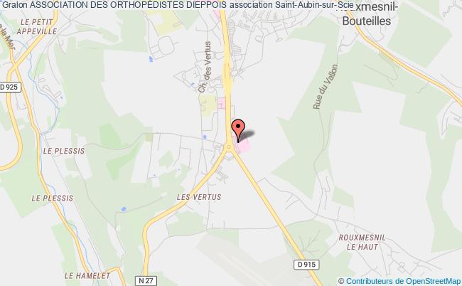 plan association Association Des OrthopÉdistes Dieppois Saint-Aubin-sur-Scie
