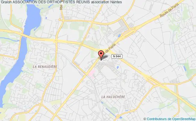 plan association Association Des Orthoptistes Reunis Nantes