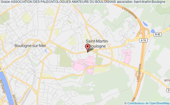 plan association Association Des PalÉontologues Amateurs Du Boulonnais Saint-Martin-Boulogne