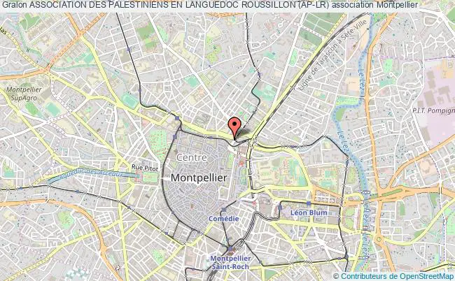 plan association Association Des Palestiniens En Languedoc Roussillon (ap-lr) Montpellier