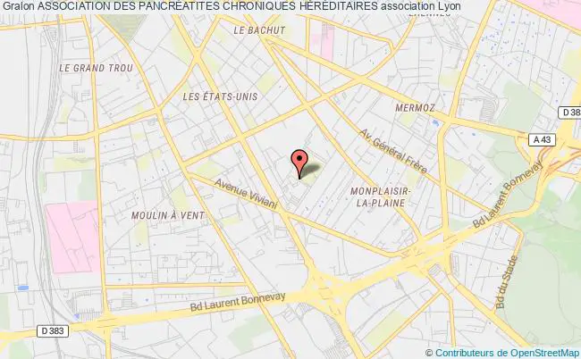 plan association Association Des PancrÉatites Chroniques HÉrÉditaires Lyon