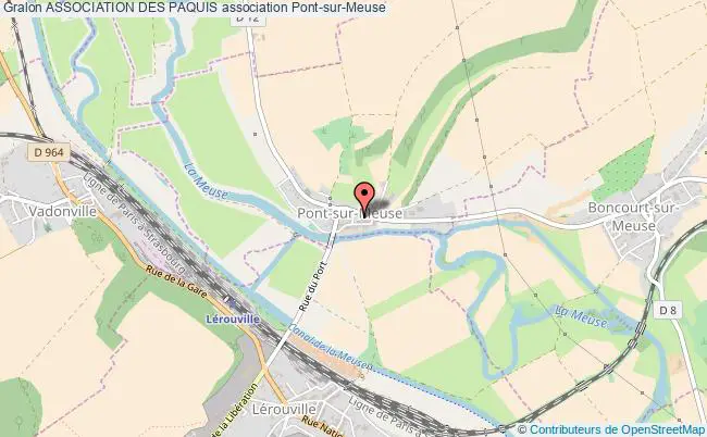 plan association Association Des Paquis Pont-sur-Meuse