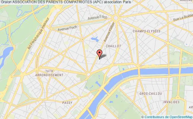 plan association Association Des Parents Compatriotes (apc) Paris