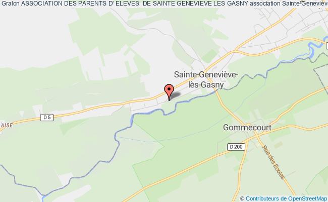 plan association Association Des Parents D' Eleves  De Sainte Genevieve Les Gasny Sainte-Geneviève-lès-Gasny
