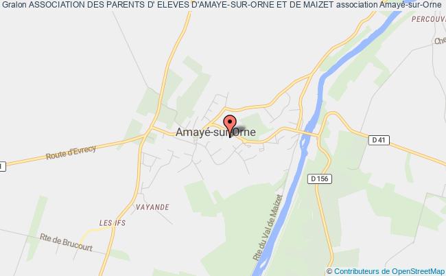ASSOCIATION DES PARENTS D' ELEVES D'AMAYE-SUR-ORNE ET DE MAIZET