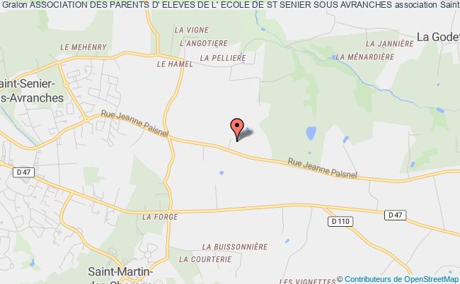 plan association Association Des Parents D' Eleves De L' Ecole De St Senier Sous Avranches Saint-Senier-sous-Avranches