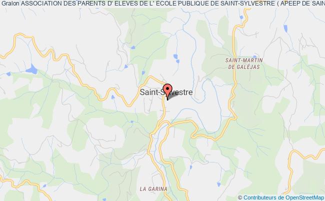 ASSOCIATION DES PARENTS D' ELEVES DE L' ECOLE PUBLIQUE DE SAINT-SYLVESTRE ( APEEP DE SAINT-SYLVESTRE )