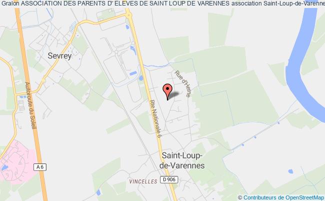 plan association Association Des Parents D' Eleves De Saint Loup De Varennes Saint-Loup-de-Varennes