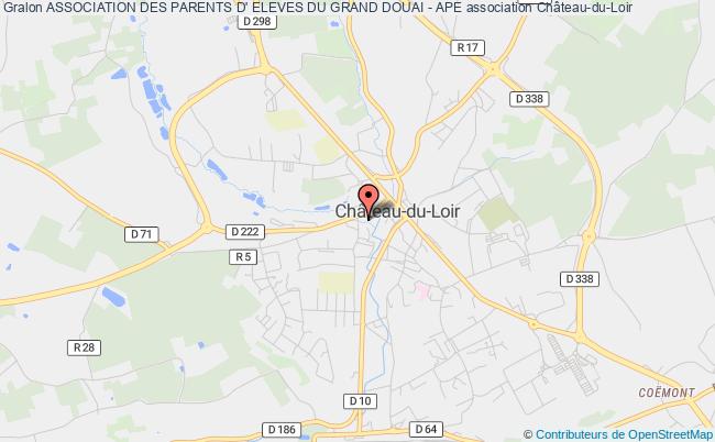 plan association Association Des Parents D' Eleves Du Grand Douai - Ape Château-du-Loir