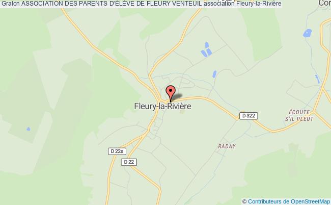 plan association Association Des Parents D'ÉlÈve De Fleury Venteuil Fleury-la-Rivière
