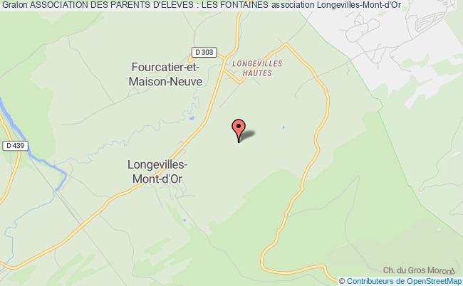 plan association Association Des Parents D'eleves : Les Fontaines Longevilles-Mont-d'Or