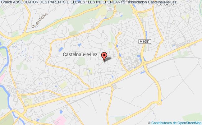 plan association Association Des Parents D Eleves ' Les Independants ' Castelnau-le-Lez