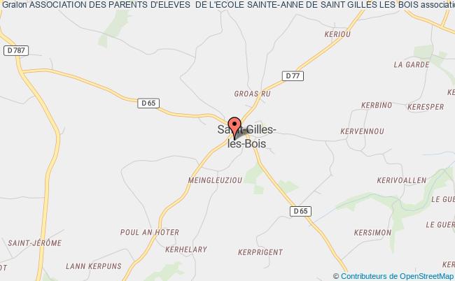 plan association Association Des Parents D'eleves  De L'ecole Sainte-anne De Saint Gilles Les Bois Saint-Gilles-les-Bois