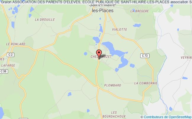 plan association Association Des Parents D'eleves, Ecole Publique De Saint-hilaire-les-places Saint-Hilaire-les-Places