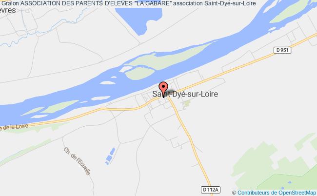 plan association Association Des Parents D'eleves "la Gabare" Saint-Dyé-sur-Loire