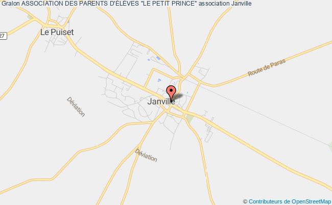 plan association Association Des Parents D'ÉlÈves "le Petit Prince" Janville
