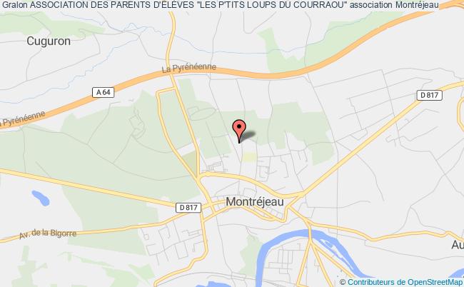 plan association Association Des Parents D'ÉlÉves "les P'tits Loups Du Courraou" Montréjeau