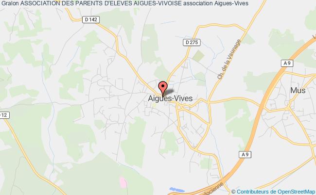 plan association Association Des Parents D'eleves Aigues-vivoise Aigues-Vives