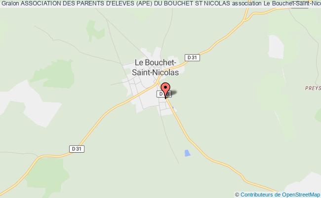 plan association Association Des Parents D'eleves (ape) Du Bouchet St Nicolas Le Bouchet-Saint-Nicolas