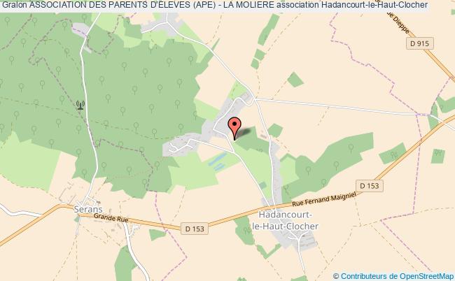 plan association Association Des Parents D'eleves (ape) - La Moliere Hadancourt-le-Haut-Clocher