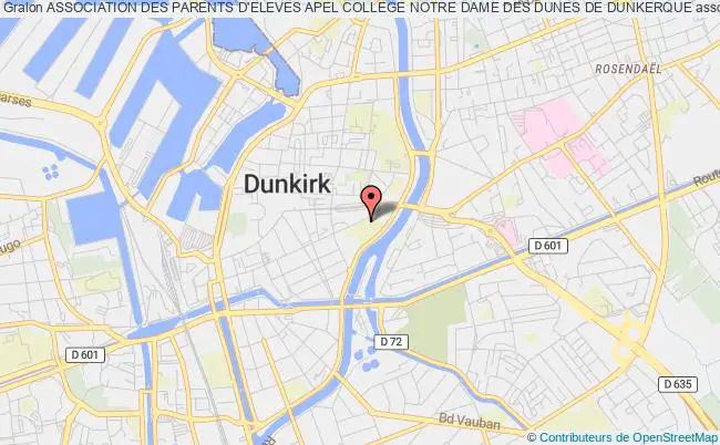plan association Association Des Parents D'eleves Apel College Notre Dame Des Dunes De Dunkerque Dunkerque