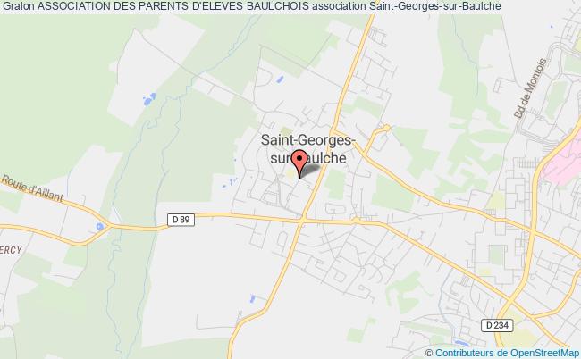 plan association Association Des Parents D'eleves Baulchois Saint-Georges-sur-Baulche