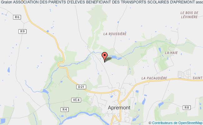ASSOCIATION DES PARENTS D'ELEVES BENEFICIANT DES TRANSPORTS SCOLAIRES D'APREMONT