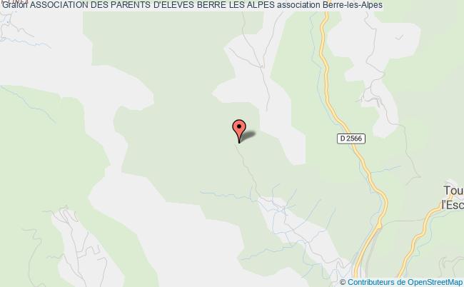 plan association Association Des Parents D'eleves Berre Les Alpes 