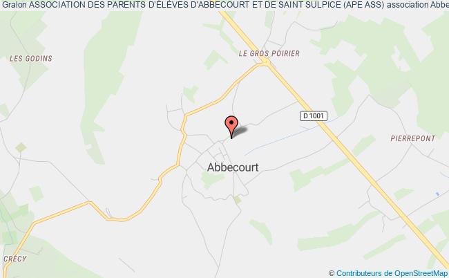 plan association Association Des Parents D’ÉlÈves D'abbecourt Et De Saint Sulpice (ape Ass) Abbecourt