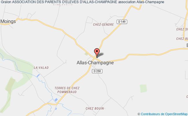 plan association Association Des Parents D'eleves D'allas-champagne Allas-Champagne