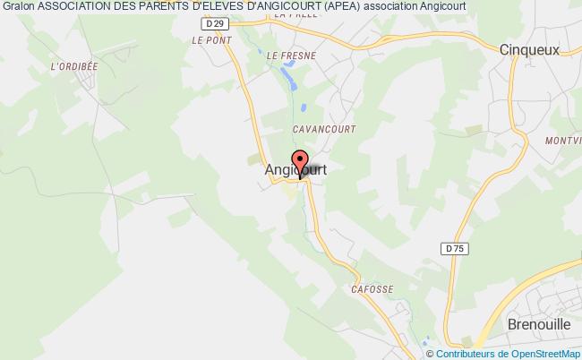 plan association Association Des Parents D'eleves D'angicourt (apea) Angicourt