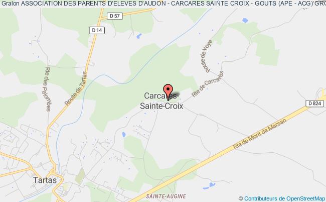 plan association Association Des Parents D'eleves D'audon - Carcares Sainte Croix - Gouts (ape - Acg) Groupe Scolaire Adour Midouze Carcarès-Sainte-Croix