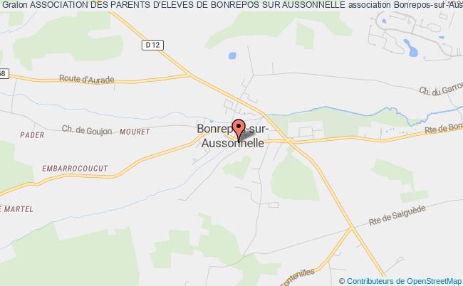 plan association Association Des Parents D'eleves De Bonrepos Sur Aussonnelle Bonrepos-sur-Aussonnelle