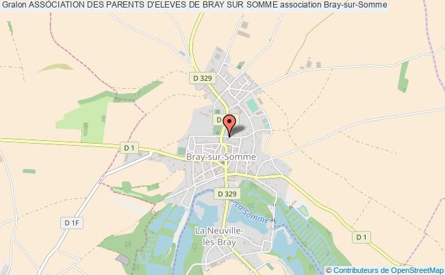 plan association Association Des Parents D'eleves De Bray Sur Somme Bray-sur-Somme