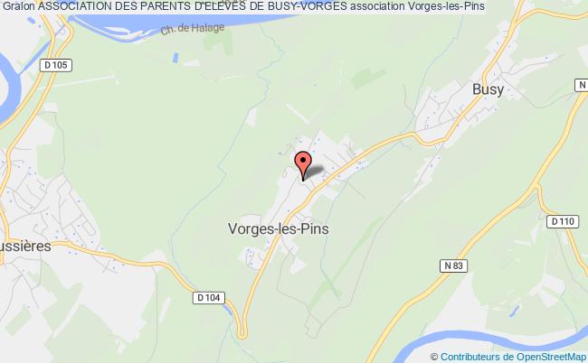 plan association Association Des Parents D'eleves De Busy-vorges Vorges-les-Pins