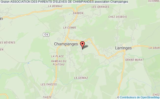 plan association Association Des Parents D'eleves De Champanges Champanges