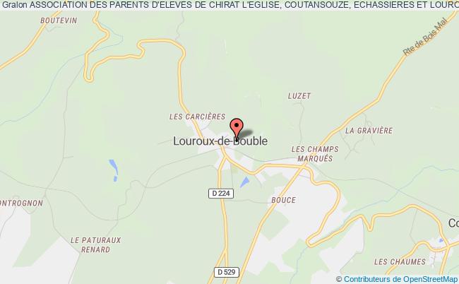 ASSOCIATION DES PARENTS D'ELEVES DE CHIRAT L'EGLISE, COUTANSOUZE, ECHASSIERES ET LOUROUX DE BOUBLE