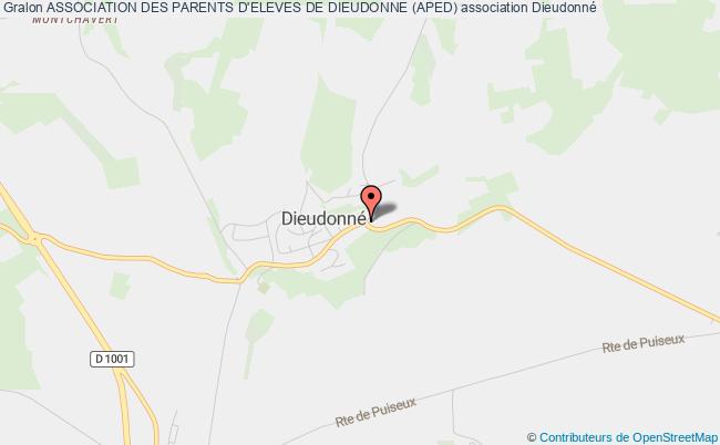 plan association Association Des Parents D'eleves De Dieudonne (aped) Dieudonné