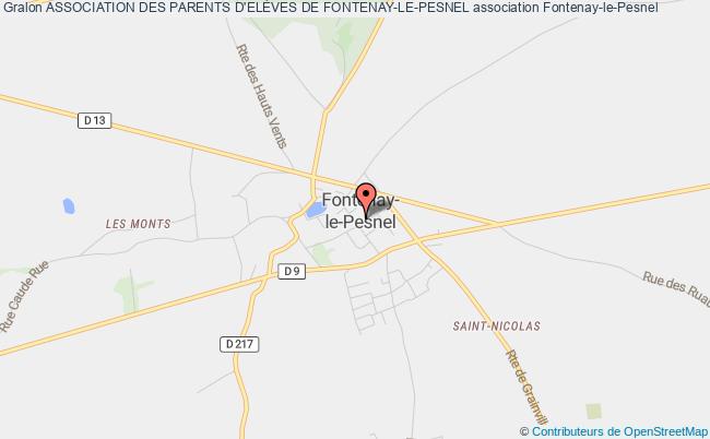 plan association Association Des Parents D'elÈves De Fontenay-le-pesnel Fontenay-le-Pesnel