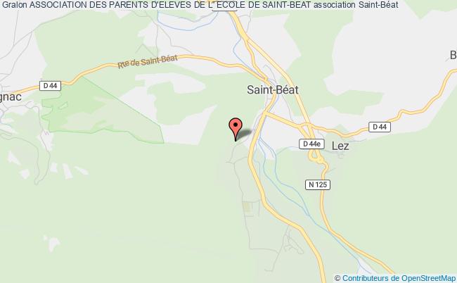 plan association Association Des Parents D'eleves De L' Ecole De Saint-beat Saint-Béat
