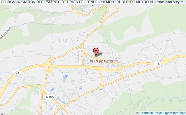 plan association Association Des Parents D'eleves De L' Enseignement Public De Meyreuil Meyreuil