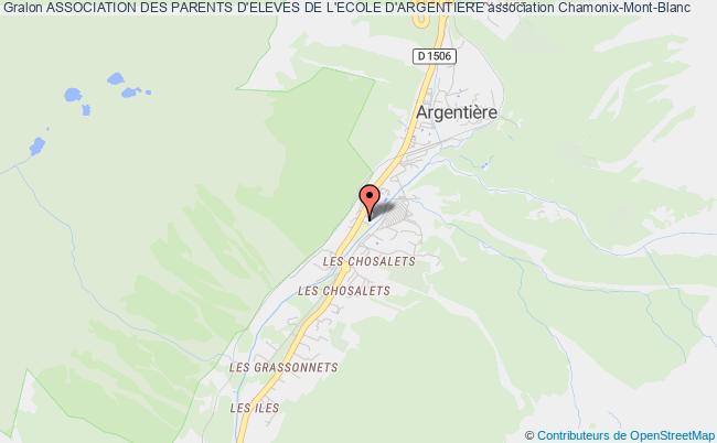 plan association Association Des Parents D'eleves De L'ecole D'argentiere Chamonix-Mont-Blanc
