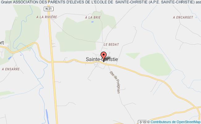 ASSOCIATION DES PARENTS D'ELEVES DE L'ECOLE DE  SAINTE-CHRISTIE (A.P.E. SAINTE-CHRISTIE)
