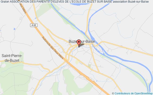 plan association Association Des Parents D'eleves De L'ecole De Buzet Sur Baise Buzet-sur-Baïse