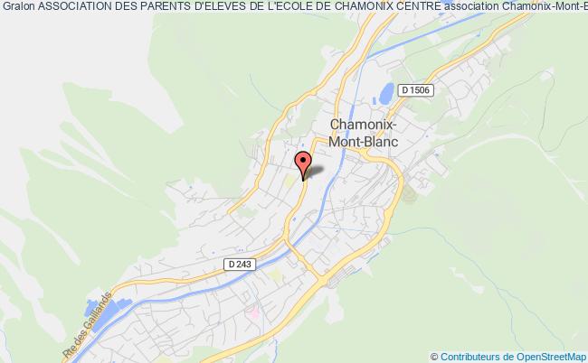 plan association Association Des Parents D'eleves De L'ecole De Chamonix Centre Chamonix-Mont-Blanc